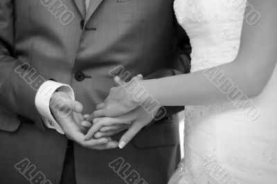 Newly married pair