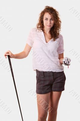 Lady dress for golf