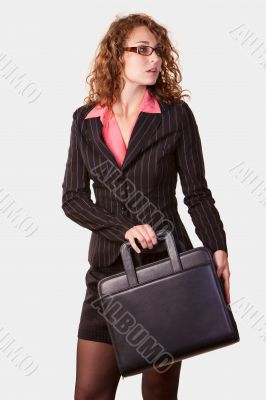 Woman with briefcase