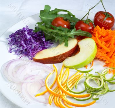 salad ingredient on a plate