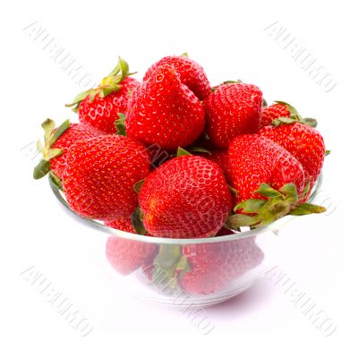 strawberries in the bowl