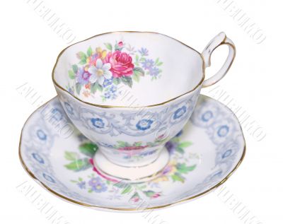 Antique Cup and Saucer