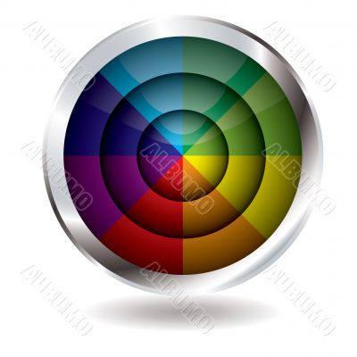 beach ball button target