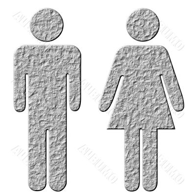 3D Stoned People