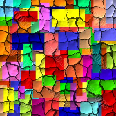Colorful Cracks