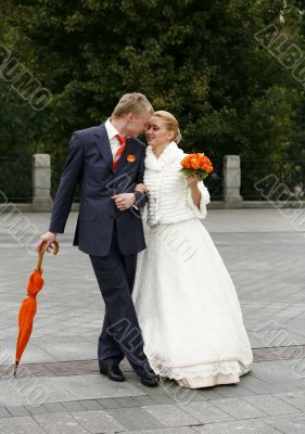 Newly married pair