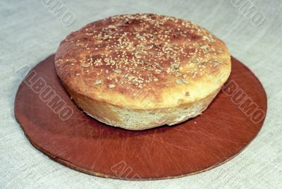 Round loaf of bread