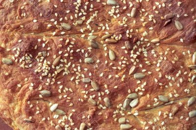 Brown bread background