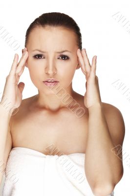 Woman with Migraine