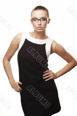 Beautiful sexy businesswoman