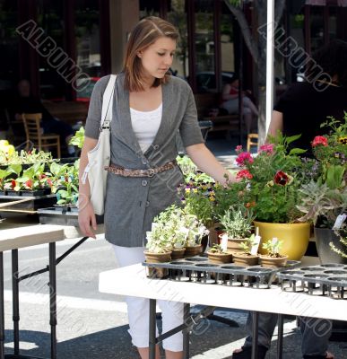 Girl at the market