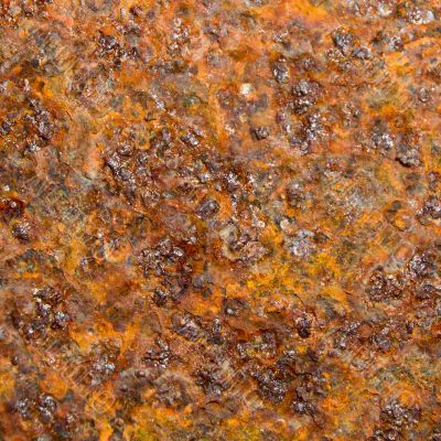Texture of rusty metal sheet