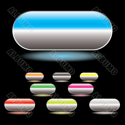 split button white