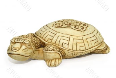 Ceramic figurine of a turtle