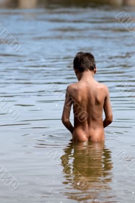 Boy in the water