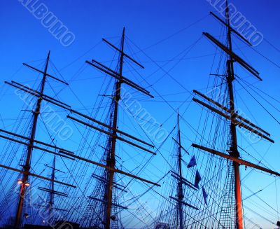 sailing ship fragment