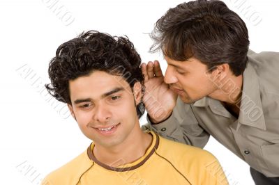 Share  secrets between two men