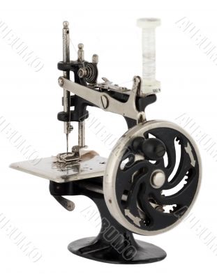 old historical sewing machine