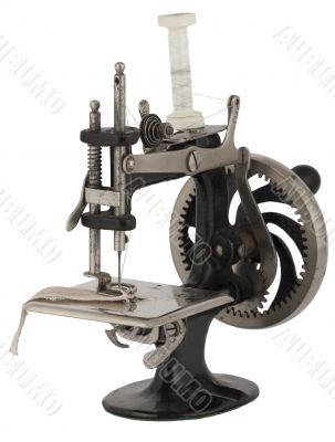 old historical sewing machine