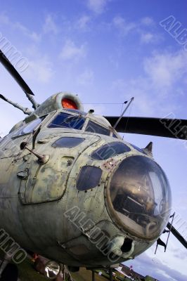 Old Soviet helicopter