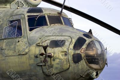 Old Soviet helicopter
