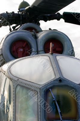 Old Soviet helicopter