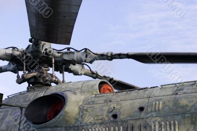 Old Soviet helicopter
