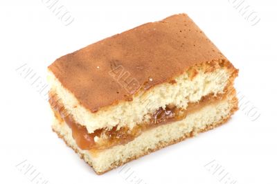 cake on white close up