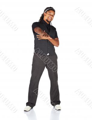 Handsome African businessman