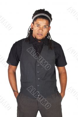 Handsome African businessman
