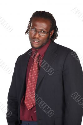 Handsome African businessman