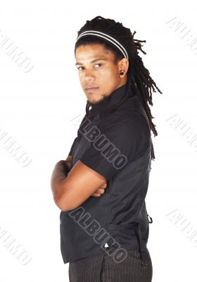 Handsome African businessman