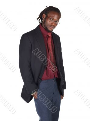 Handsome African businessman