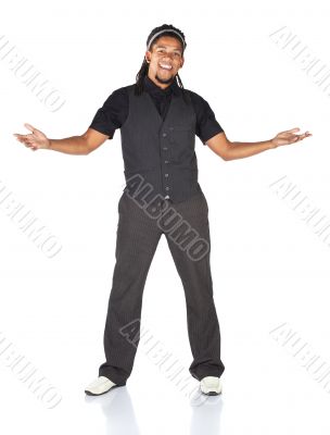 Handsome African businessman