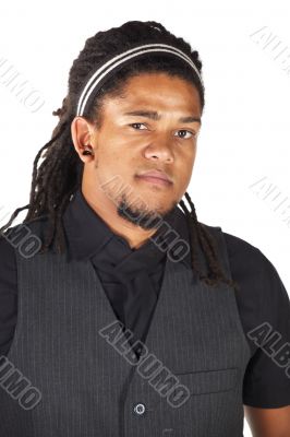 Handsome African businessman