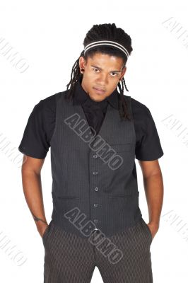 Handsome African businessman