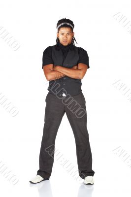 Handsome African businessman