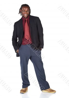 Handsome African businessman