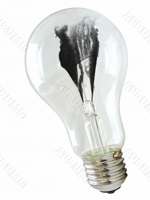 bulb with smoke