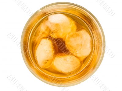 glass of alcoholoic drink