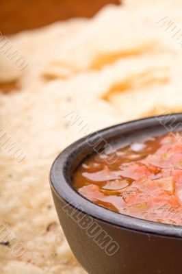 salsa and chips