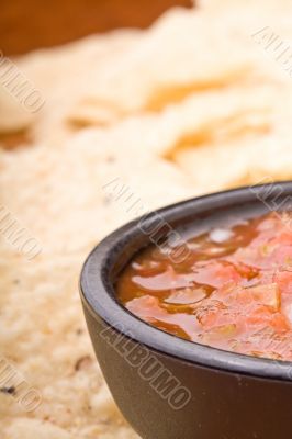 salsa and chips