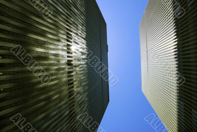 Office modern buildings