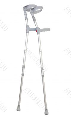 crutches isolated on white