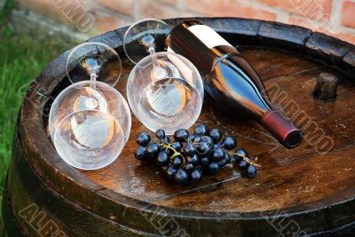 Wood Wine barrel