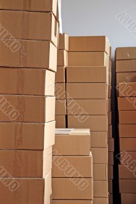 Boxes piles