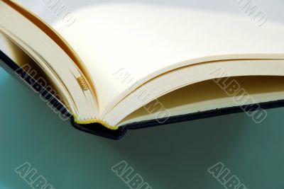 Opened book