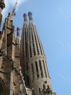 Sagrada Familia in Barcelona Spain