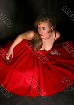 Red dress