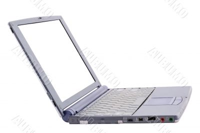 Laptop On White Background
